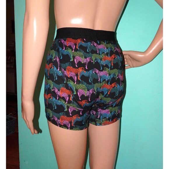 Vintage Zebra Pattern Boxer Briefs M crotch flap boxers men's underwear - Picture 9 of 10
